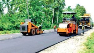 Major road reconstruction works are currently progressing at a rapid pace (Image credit: Dailymirror.lk)